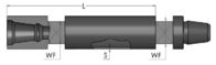 Strumenti di perforazione estraenti a 2 pollici di DTH, asta di perforazione del filo 50-60mm DTH di F