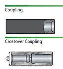 Maniche di accoppiamento che vanno alla deriva aste di trivellazione R25 R32 R38 T38 D35mm - 56mm di traforo
