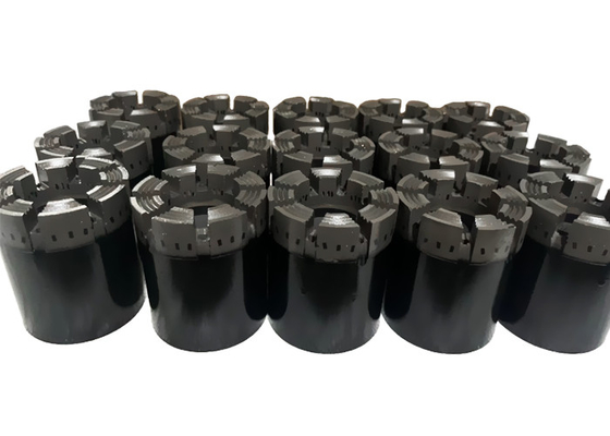Industria di esplorazione minerale NQ Black Geological Diamond Core Drill Bits per prestazioni superiori