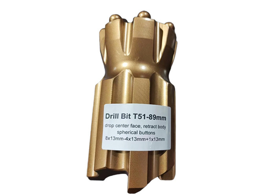 T51-89mm Retrac Tungsteno Carburo Foratura Bit per prestazioni di perforazione di lunga durata