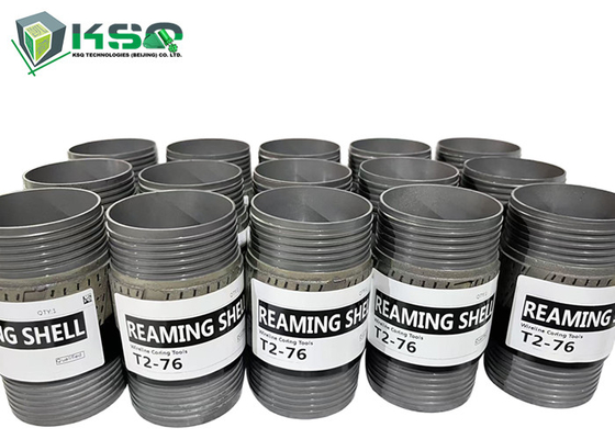 T2-76mm Strumenti di trivellazione del nucleo Reamers Reamiing Shell per una maggiore efficienza di esplorazione minerale
