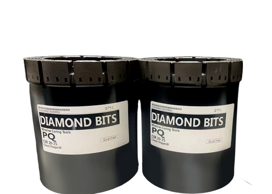 Bit di core di diamante impregnato PQ adatto per la perforazione