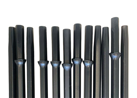 H22x108mm Taper Drill Steel Rod 4/6/7/11/12 Grado Lunghezza 800mm per la trivellazione a martello superiore
