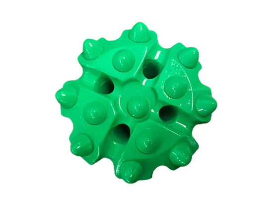 Punta con inserti in carburo di tungsteno T38 da 76 mm per estrazione mineraria sotterranea in roccia dura, gallerie, cave e scavi