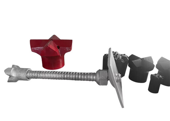 Sistema di bulloni di ancoraggio a filo pieno a forgia auto-perforazione R23 R32 R38 R51 T76 per la stabilizzazione del pendio del tunnel di estrazione del minerale