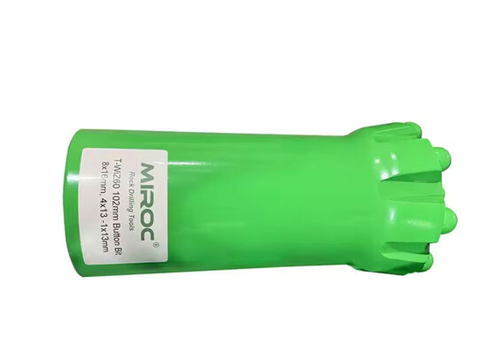 Punta per maschiatura a pulsante per trapano da banco T-WIZ60 da 102 mm di alta qualità per perforazione di roccia