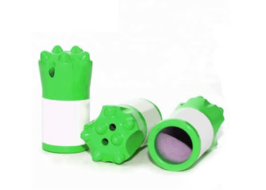 Utensile a inserti della conicità del carburo 34mm del materiale di trivellazione per minerale metallifero che estrae colore verde