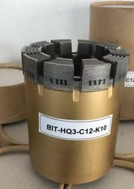 Tagliente geologico del centro PDC del diamante di perforazione Q3 per i barilotti di centro tripli della metropolitana