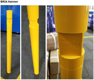 BR2/BR3 2" colore basso di giallo del martello del BR2 di pressione d'aria della trivellazione dei martelli di DTH
