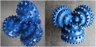 Hard rock triconico del carburo di tungsteno dei pezzi di martello pneumatico di colore del bottone 12-1/4 '' del rullo d'acciaio blu di IADC537 TCI