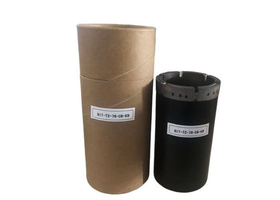 T2-76mm ha impregnato il pezzo di centro del diamante per il carotaggio geotecnico