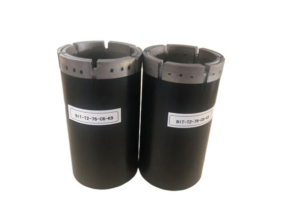 T2-76mm ha impregnato il pezzo di centro del diamante per il carotaggio geotecnico