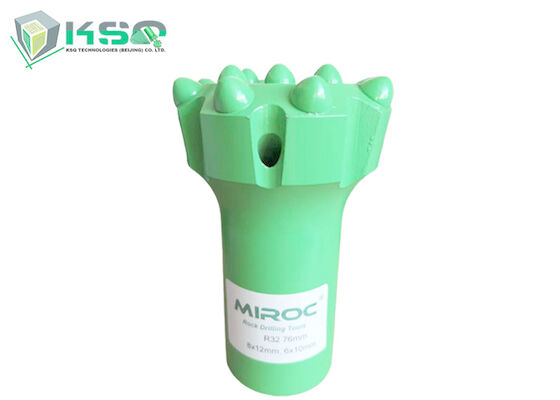 Utensile a inserti del filo di perforazione di roccia di R32 76mm