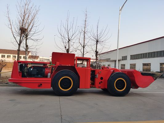 Camion del caricatore trasportatore ribaltabile RL-1 utilizzato per la ferrovia che scava una galleria nel sottosuolo