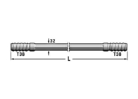 Estensione a 4 pollici/a 6 pollici Rod Threaded Drill Rod della sfortuna T38