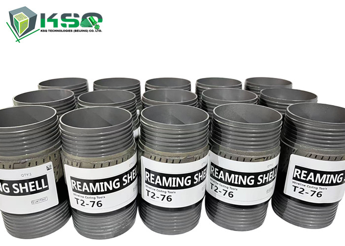 T2-76mm Strumenti di trivellazione del nucleo Reamers Reamiing Shell per una maggiore efficienza di esplorazione minerale