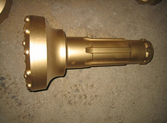 Middle Pressure DTH Drill Bits , Semi-Ballistic Insert Convex Face SD8 Hammer Bits