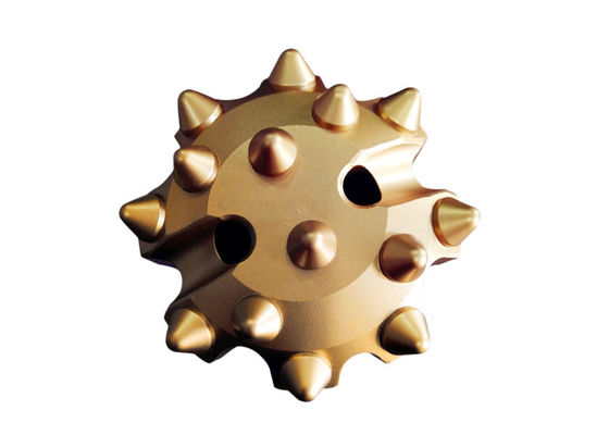 Good Quality Misubishi Design Golden Colored Convex Face T38 Drill Button Bits