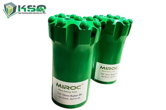 Perforazione in roccia Carburo di tungsteno a filo buttone di trivellazione T38 diametro 64 mm