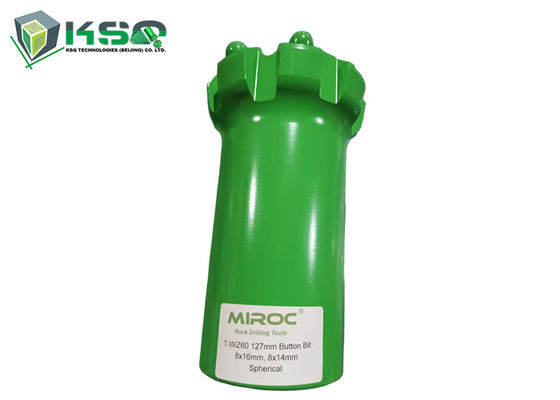 T-WIZ60 Punta per martello perforatore a bottone filettata da 127 mm per miniere