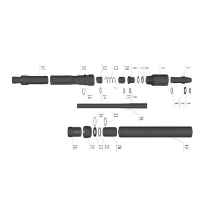 Martello perforatore DTH versatile per diverse applicazioni di perforazione Foro 60-305mm
