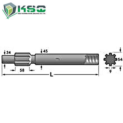 Adattatore HBM 50, HBM 100, HBM 120, HBM 101 dello stinco del trapano di SIG