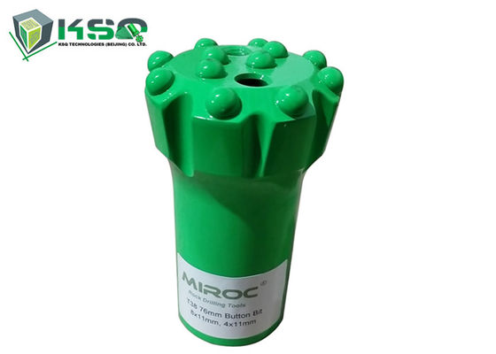 Pezzo di martello pneumatico piano durevole del bottone di forma T38 76mm