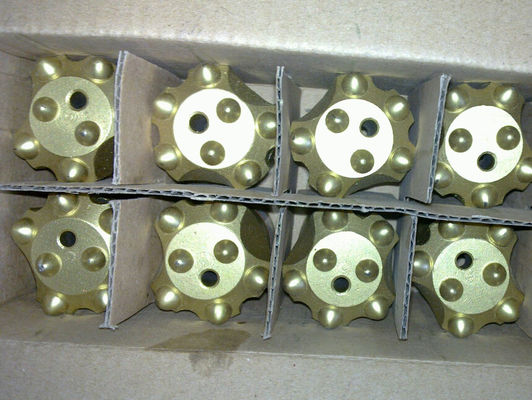 Strumenti di perforazione di estrazione mineraria del carburo di tungsteno, 7° che estrae l'utensile a inserti della conicità di 34mm